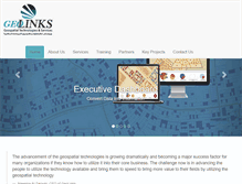 Tablet Screenshot of geo-links.com